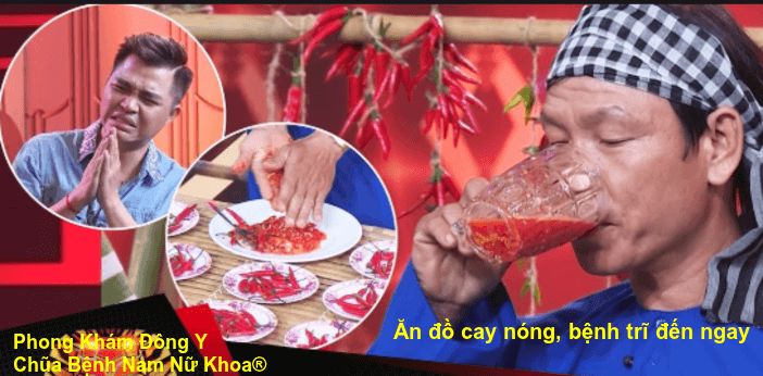 ăn đồ cay nóng